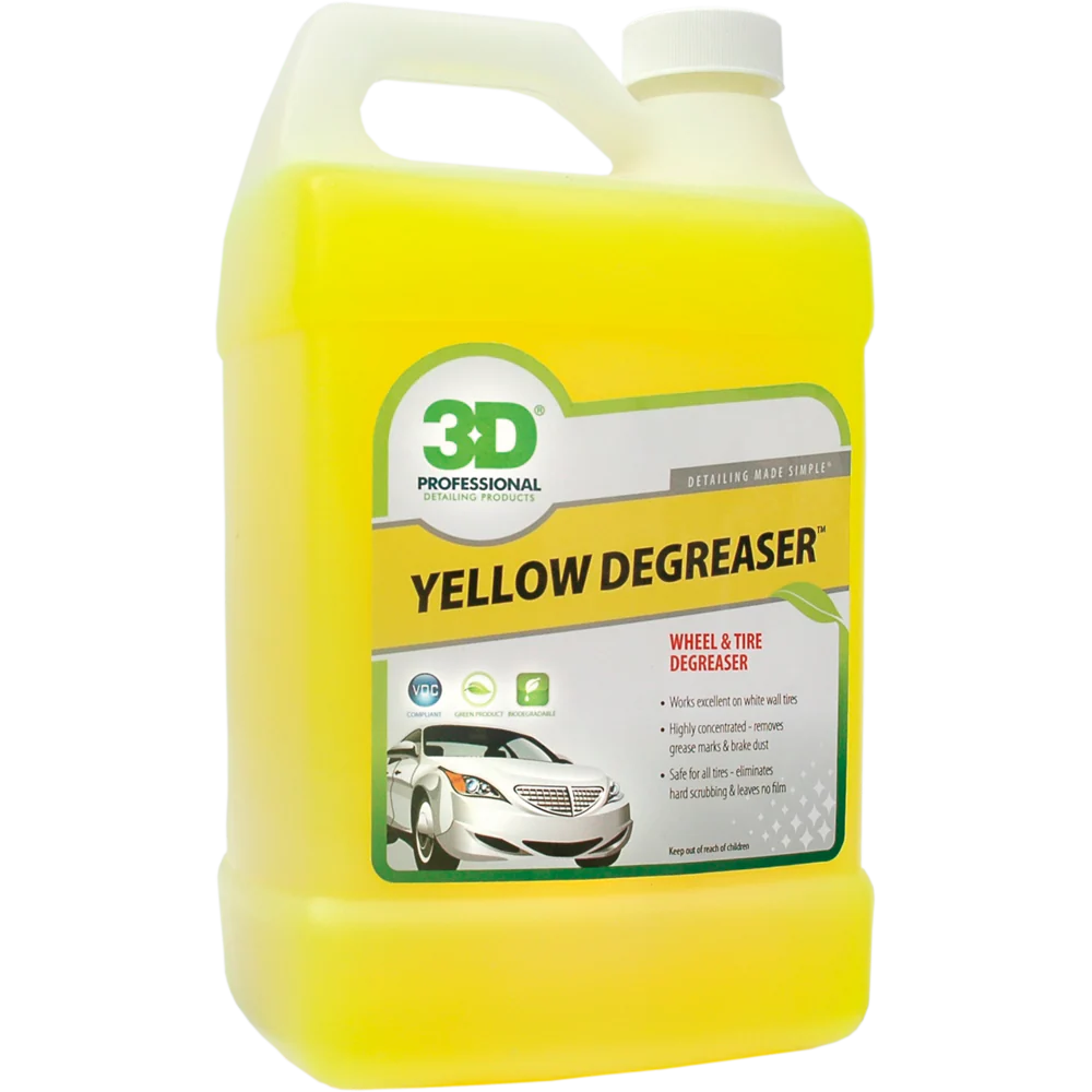 3D Yellow Degreaser - Tire and Rims 128oz