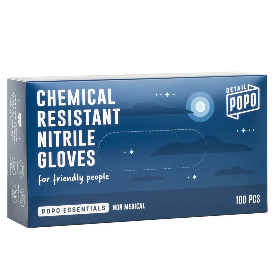 Black Nitrile Gloves, Box of 100 (Medium, Large, X-Large) - Image 3