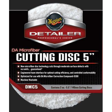 Meguiar's DMC5-DA Microfiber Cutting Pad 5" 2-Pack