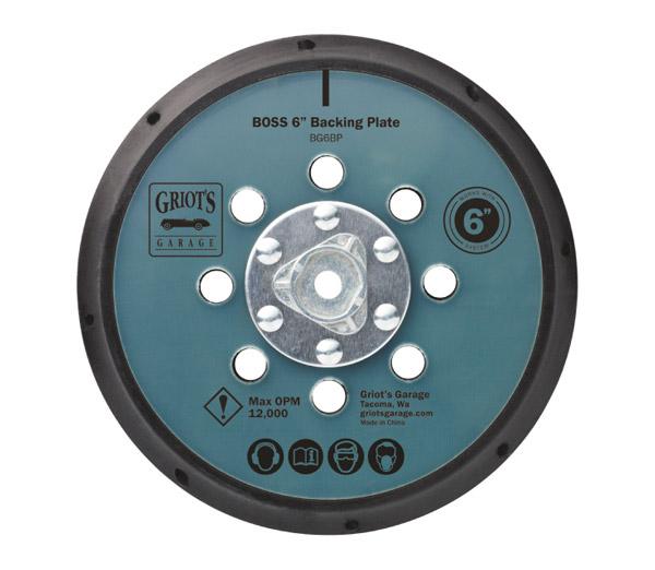Griots Garage BOSS 6 inch Backing Plate