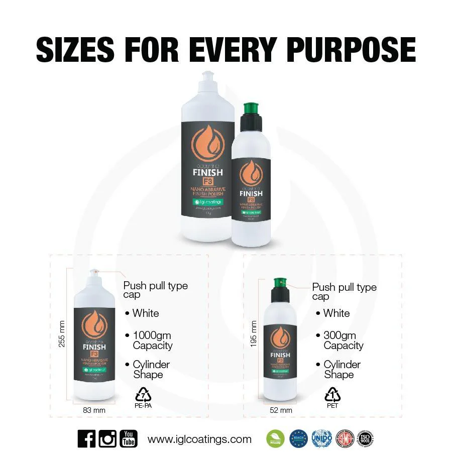 IGL ecoshine F3 Finish 300ml - Image 2