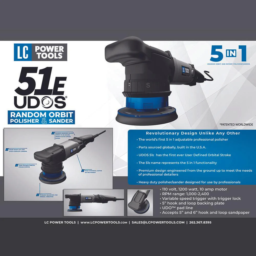 Lake Country UDOS 51E Random Orbital Polisher - Image 2