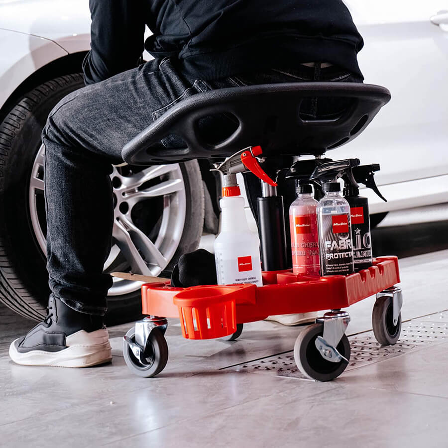 Maxshine Adjustable Detailing Stool With Modular Tool Tray - Image 2