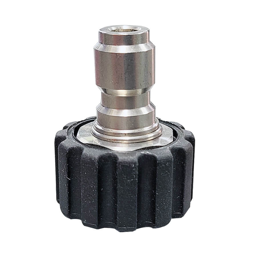 OG Mosmatic T304 SS M22 Female (15mm) to 3/8" QD Plug 50.905
