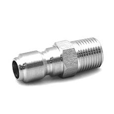 MTM Hydro Plated Steel 1/4" QC Male Plug 24.0074