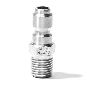 MTM Hydro Plated Steel 1/4" QC Male Plug 24.0074 - Image 2
