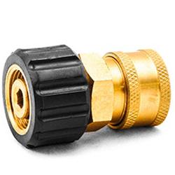 MTM Hydro Twist Seal Coupler X 3/8" Brass QC Coupler 24.0448 M22 (14mm)