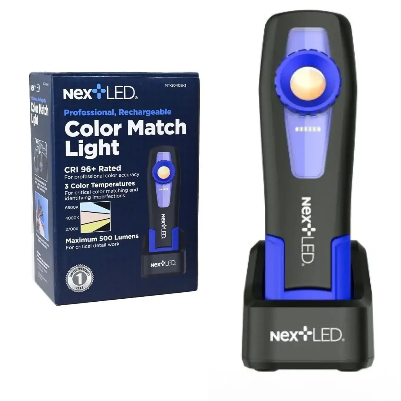 NextLED Professional CRI 96+, 3 Temperature Color Matching Light NT-2040B-3