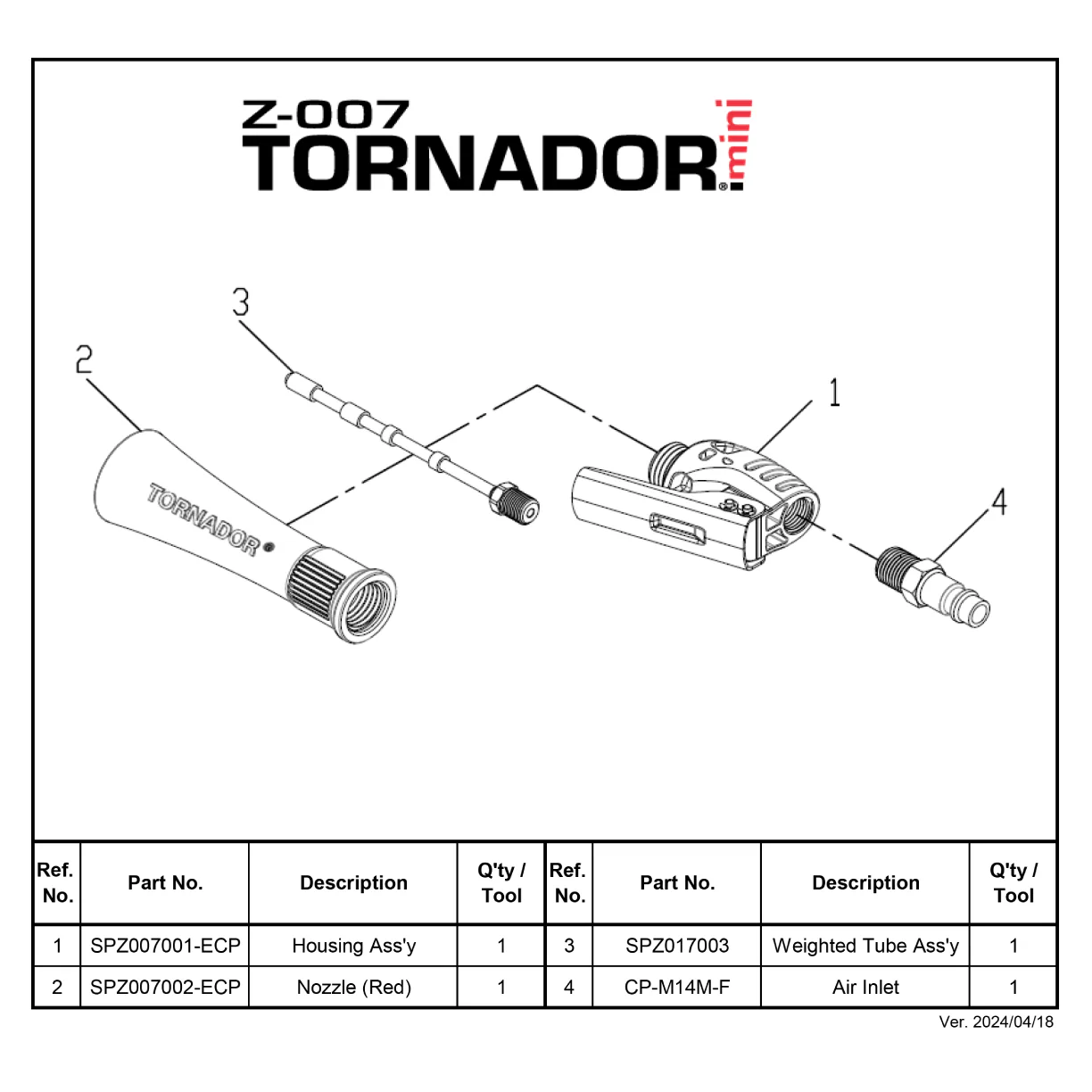 Tornador TM-017 Weighted Tube - Image 2