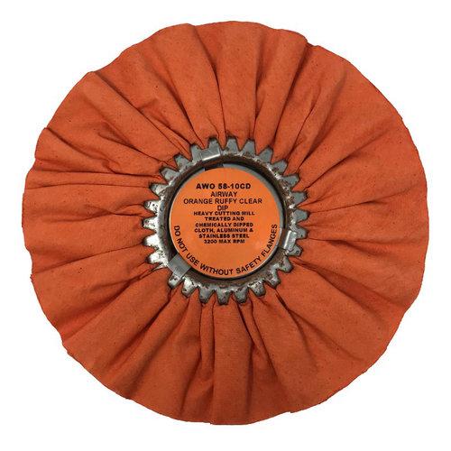 Zephyr Orange Heavy Cut Airway Wheel (8", 10")